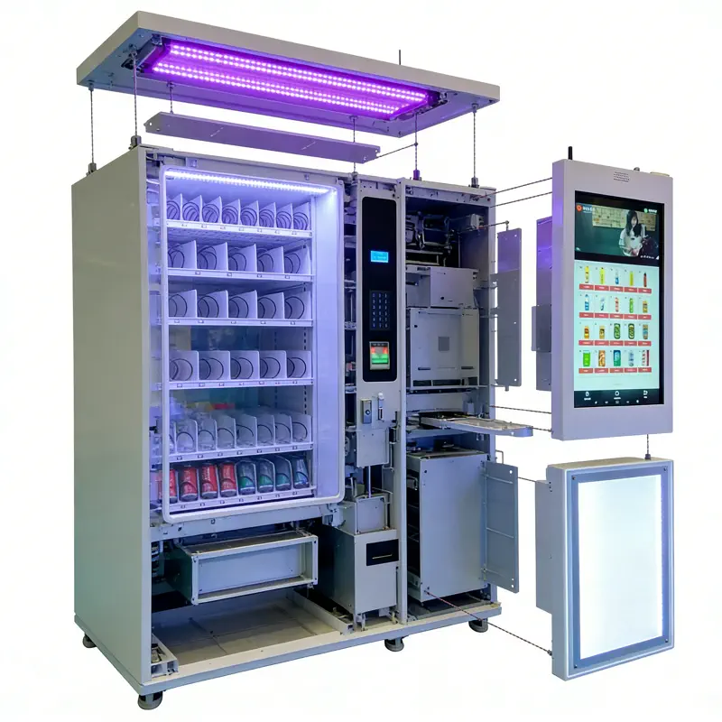 Exploded view of vending machine2