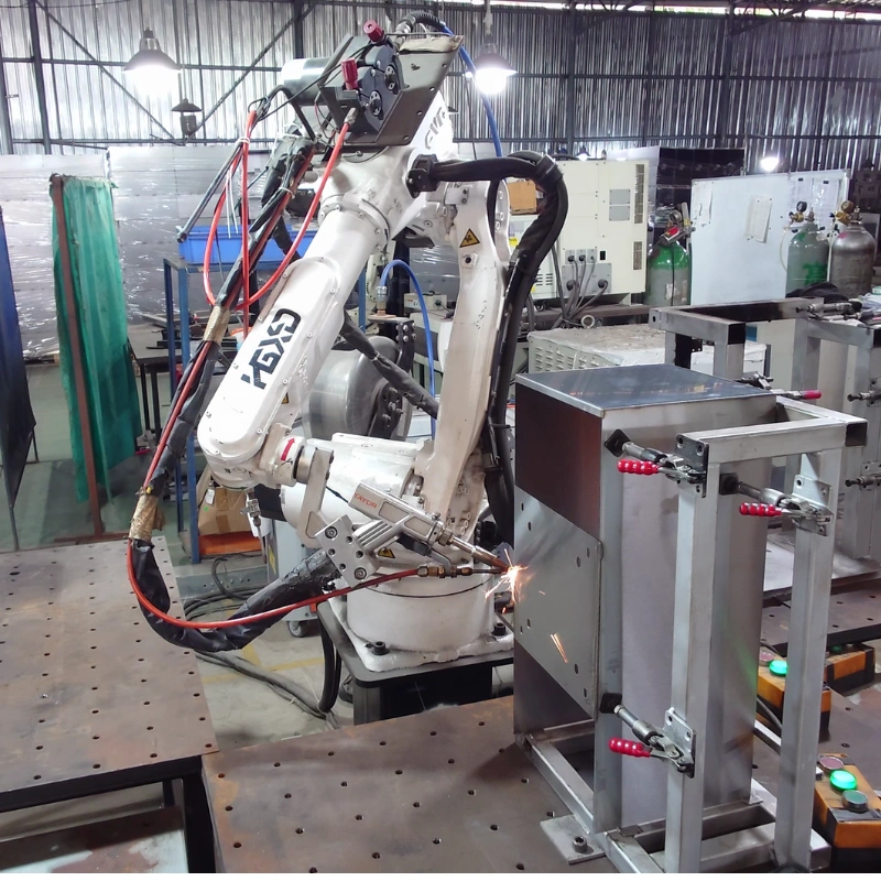 laser cutting sheet metal processing kiosk enclosure manufacturing production line China factory OEM ODM