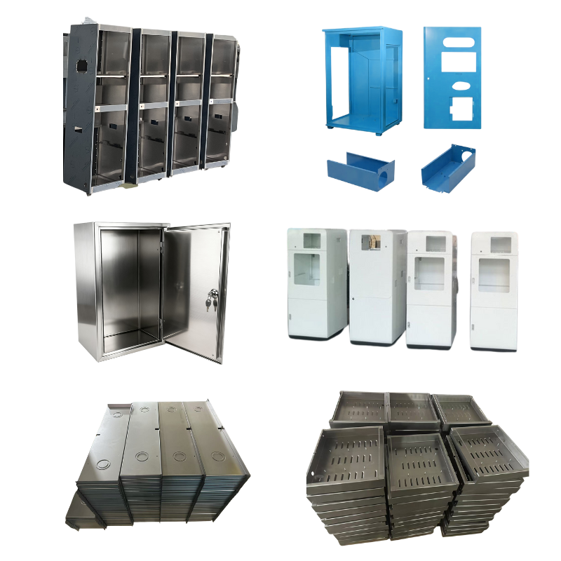 Custom sheet metal fabrication services including cutting, bending, welding and assembly in China factory
